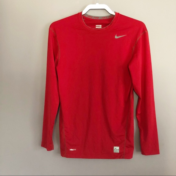 nike pro tight fit long sleeve